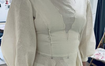 How My Bespoke Wedding Dressmaking Service Works: Patterns and Toiles