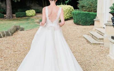 Nina Pale Pink Wedding Dress